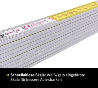 STABILA Drveni sklopivi metar, 2 m, serija 700, tip 717